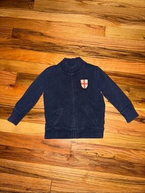 Lucky Brand Vintage Inspired UK Flag Full Zip 18-24 Months